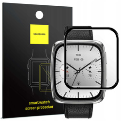 Szkło hybrydowe Spacecase Hybrid Glass do Amazfit Active 2 Square
