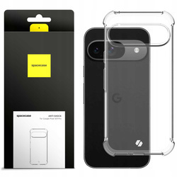 Etui Spacecase Anti-shock do Google Pixel 9/9 Pro przezroczyste