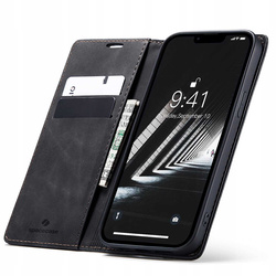 Etui z klapką Spacecase Wallet do iPhone 14 czarne
