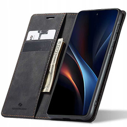 Etui z klapką Spacecase Wallet do Galaxy S25 Ultra czarne