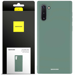 Etui silikonowe Spacecase Silicone Case do Galaxy Note 10 ciemno zielone