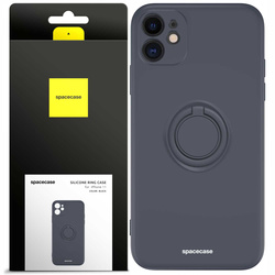 Etui Spacecase Silicone Ring do iPhone 11 czarne