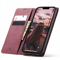 Etui z klapką Spacecase Wallet do iPhone 14 czerwone