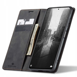 Etui z klapką Spacecase Wallet do Poco F3 / Mi 11i czarne