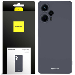 Etui silikonowe Spacecase Silicone Case do Poco F5 czarne