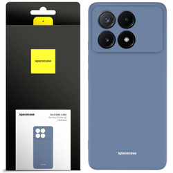 Etui silikonowe Spacecase Silicone Case do Poco X6 Pro 5G niebieskie