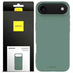 Etui silikonowe Spacecase Silicone Case do iPhone 17 Air zielone