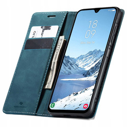 Etui z klapką Spacecase Wallet do Galaxy A26 5G niebieskie