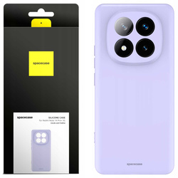 Etui silikonowe Spacecase Silicone Case do Redmi Note 14 Pro+ 5G fioletowe