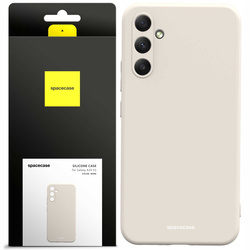 Etui silikonowe Spacecase Silicone Case do Galaxy A34 5G kremowe