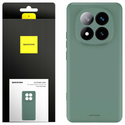 Etui silikonowe Spacecase Silicone Case do Redmi Note 14 Pro+ 5G zielone