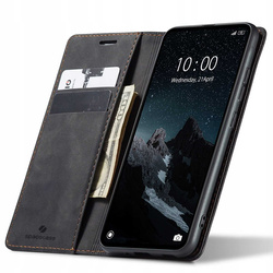 Etui z klapką Spacecase Wallet do Redmi 12C czarne