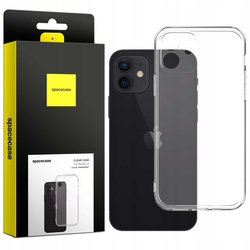 Etui Spacecase Clear Case do iPhone 12 przezroczyste