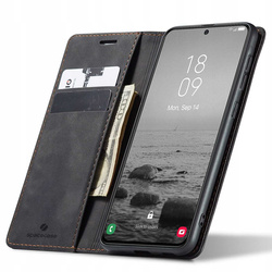 Etui z klapką Spacecase Wallet do Galaxy S23+ czarne