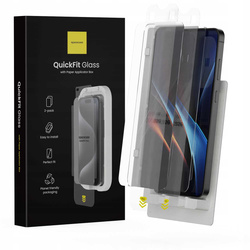 Szkło na ekran Spacecase QuickFit Glass do Galaxy S24+/S25+ - 2 sztuki