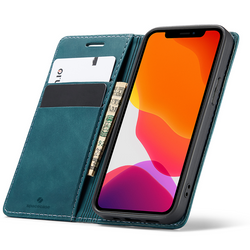 Etui z klapką Spacecase Wallet do iPhone 12/12 Pro niebieskie