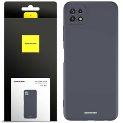 Etui silikonowe Spacecase Silicone Case do Galaxy A22 5G czarne