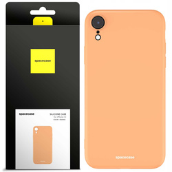 Etui silikonowe Spacecase Silicone Case do iPhone Xr pomarańczowe