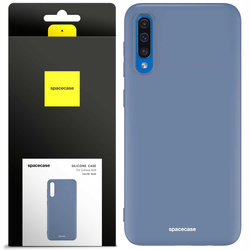 Etui silikonowe Spacecase Silicone Case do Galaxy A50 niebieskie