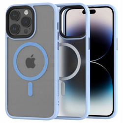 Etui Spacecase Hybrid Mag do iPhone 14 Pro Max baby niebieskie