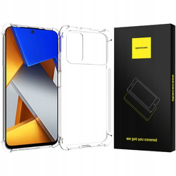Etui Spacecase Anti-shock do Poco M4 Pro 4G przezroczyste