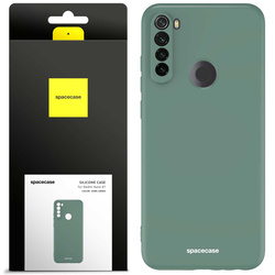 Etui silikonowe Spacecase Silicone Case do Redmi Note 8T ciemno zielone