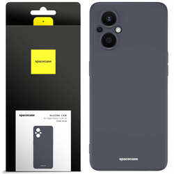 Etui silikonowe Spacecase Silicone Case do Oppo Reno 7 Lite czarne