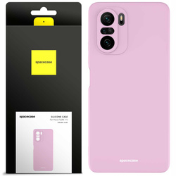 Etui silikonowe Spacecase Silicone Case do Poco F3 / Mi 11i liliowe