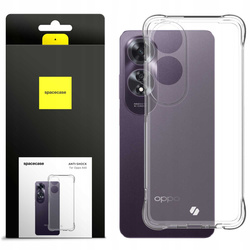 Etui Spacecase Anti-shock do Oppo A60 przezroczyste