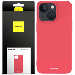 Etui silikonowe Spacecase Silicone Case do iPhone 13 mini czerwone