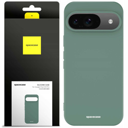 Etui silikonowe Spacecase Silicone Case do Google Pixel 9/9 Pro zielone