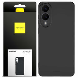Etui silikonowe Spacecase Silicone Case do Galaxy S25 Edge czarne