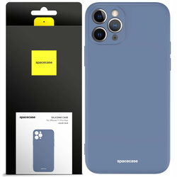 Etui silikonowe Spacecase Silicone Case do iPhone 11 Pro Max niebieskie
