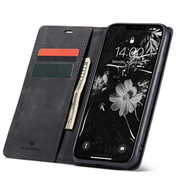 Etui z klapką Spacecase Wallet do iPhone 11 czarne