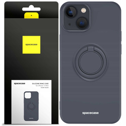 Etui Spacecase Silicone Ring do iPhone 13 mini czarne