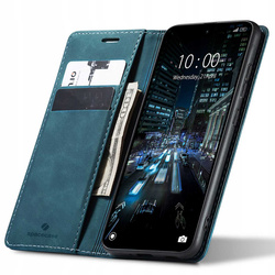 Etui z klapką Spacecase Wallet do Redmi 12C niebieskie
