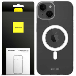 Etui Spacecase Clear Mag do iPhone 14 Plus przezroczyste