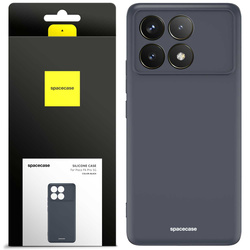Etui silikonowe Spacecase Silicone Case do Poco F6 Pro 5G czarne