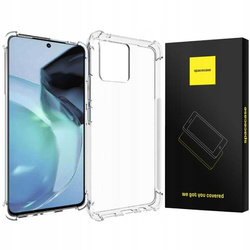 Etui Spacecase Anti-shock do Moto G72 przezroczyste