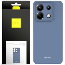 Etui silikonowe Spacecase Silicone Case do Poco X6 / RM Note 13 Pro 5G niebieskie