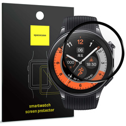 Szkło hybrydowe Spacecase Hybrid Glass do Oppo Watch X czarne