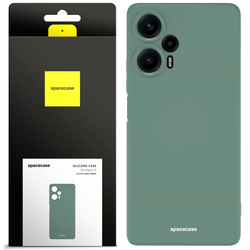 Etui silikonowe Spacecase Silicone Case do Poco F5 ciemno zielone