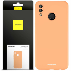 Etui silikonowe Spacecase Silicone Case do Huawei P20 Lite pomarańczowe