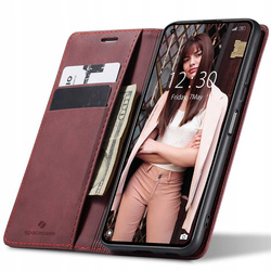 Etui z klapką Spacecase Wallet do Xiaomi Mi 10T Lite czerwone