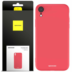 Etui silikonowe Spacecase Silicone Case do iPhone Xr czerwone