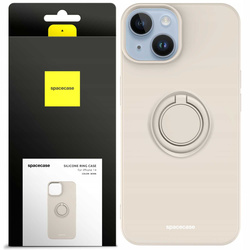 Spacecase Silicone Ring iPhone 14 bone