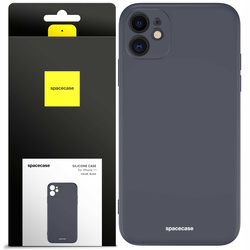 Etui silikonowe Spacecase Silicone Case do iPhone 11 czarne