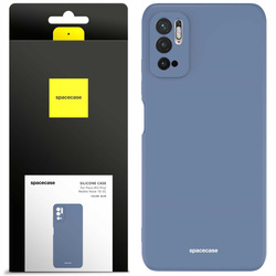 Etui silikonowe Spacecase Silicone Case do Poco M3 Pro/ Note 10 5G niebieskie