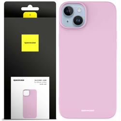 Etui silikonowe Spacecase Silicone Case do iPhone 14 Plus liliowe
