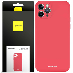 Etui silikonowe Spacecase Silicone Case do iPhone 11 Pro Max czerwone